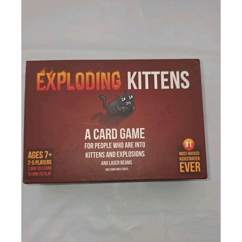 Exploding Kittens Original Edition Card Game COMPLETE!